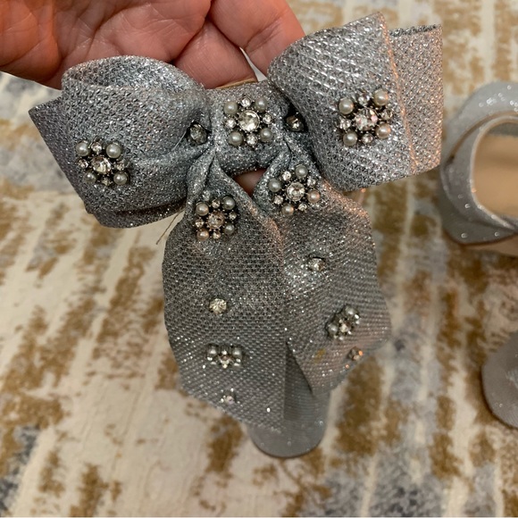 ANTONIO MELANI x Nicola Bathie Lila Bow Detail Platform Dress Sandals - Picture 7 of 13